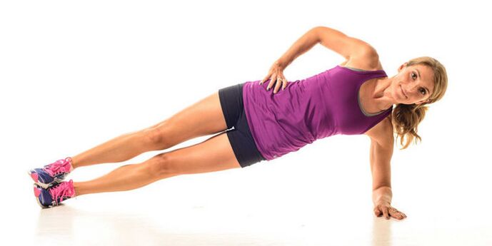 Practica la plancha lateral